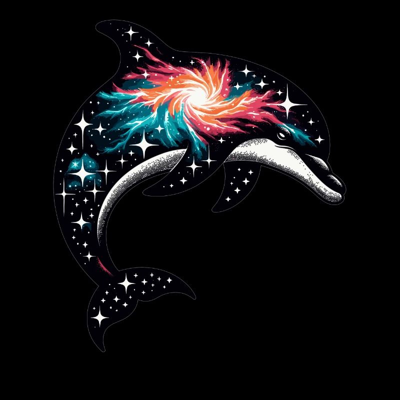 Dolphin Space Galaxy Universe