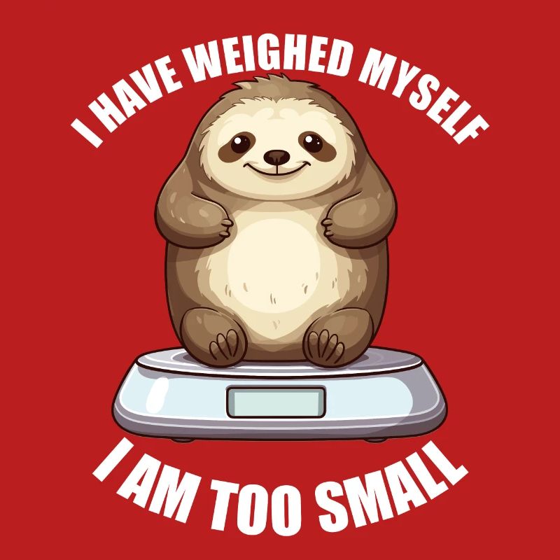 I've weighed, I'm too small, a sloth