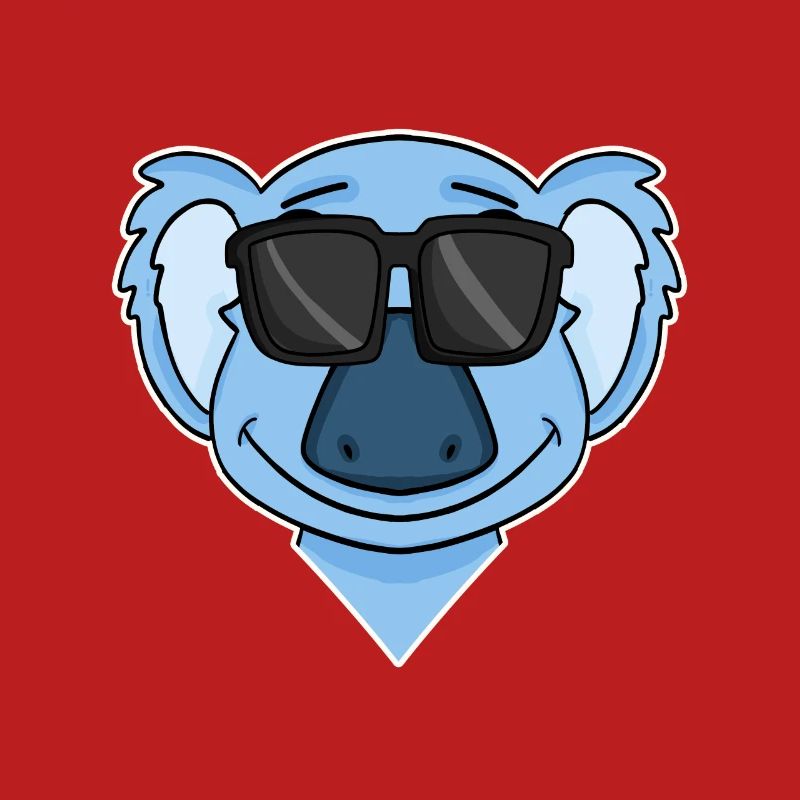 Koala with glasses
