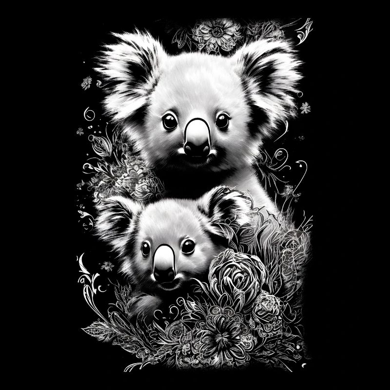 Cute and adorable koala babies