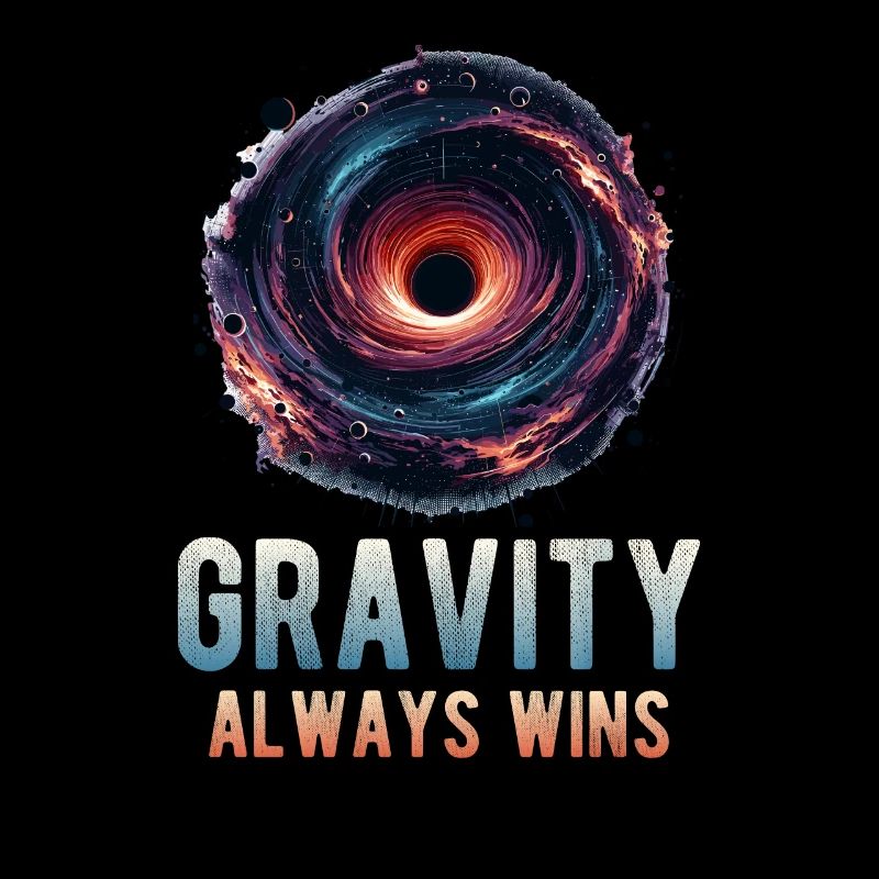 Astrophysik Schwarzes Loch Kunst mit Gravitation immer