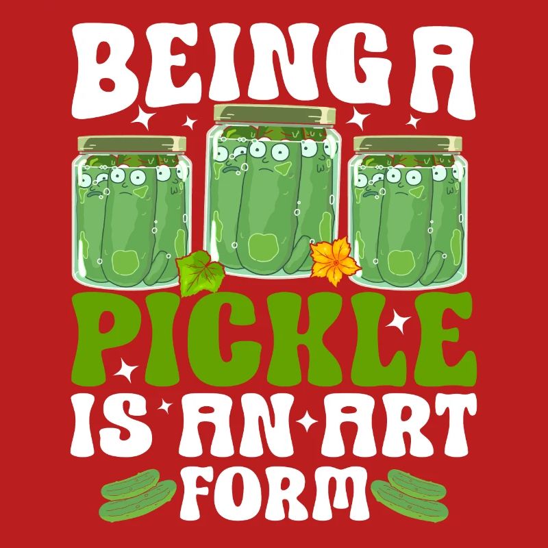 Être un cornichon est une forme d’art - Tshirt concombre