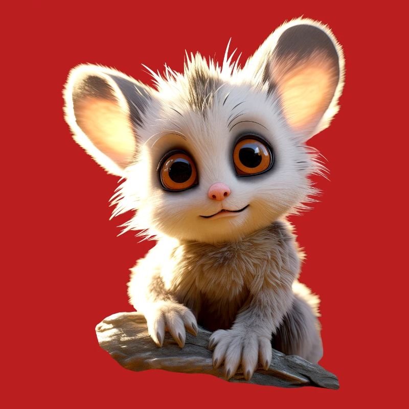 Galago Bush Bébé Singe Galagos Singe Mignon Galago