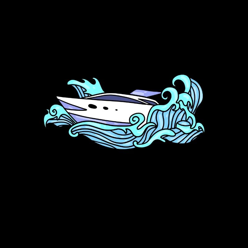 Boote Motorboot Regeln Spruch lustig