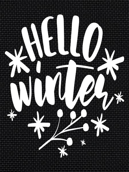 Bonjour l’hiver