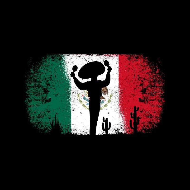 Mexican Flag Maracas Player