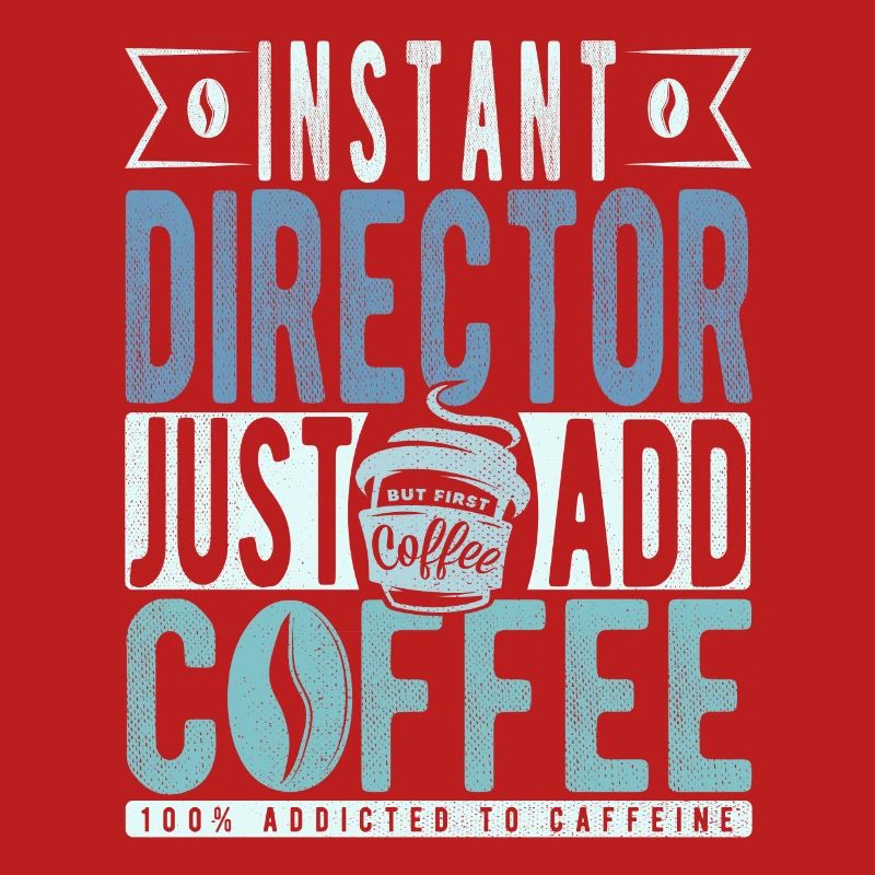 Directeur instantané Il suffit d’ajouter du café