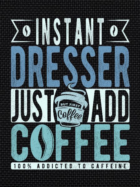 Instant-Kommode einfach Kaffee hinzufügen