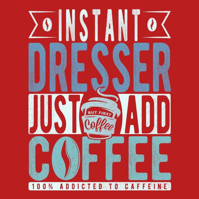 Instant-Kommode einfach Kaffee hinzufügen