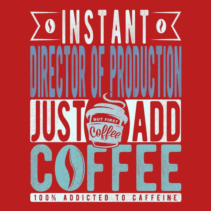 Directeur de production instantané Il suffit d’ajouter du café