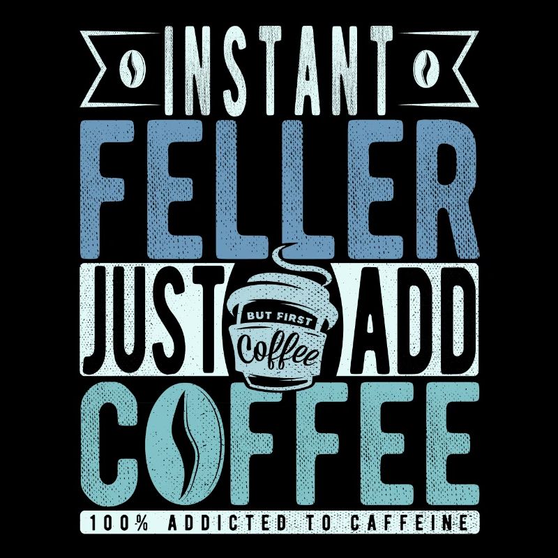 Instant Feller einfach Kaffee hinzufügen