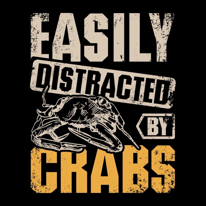 Easily distracted by crabs