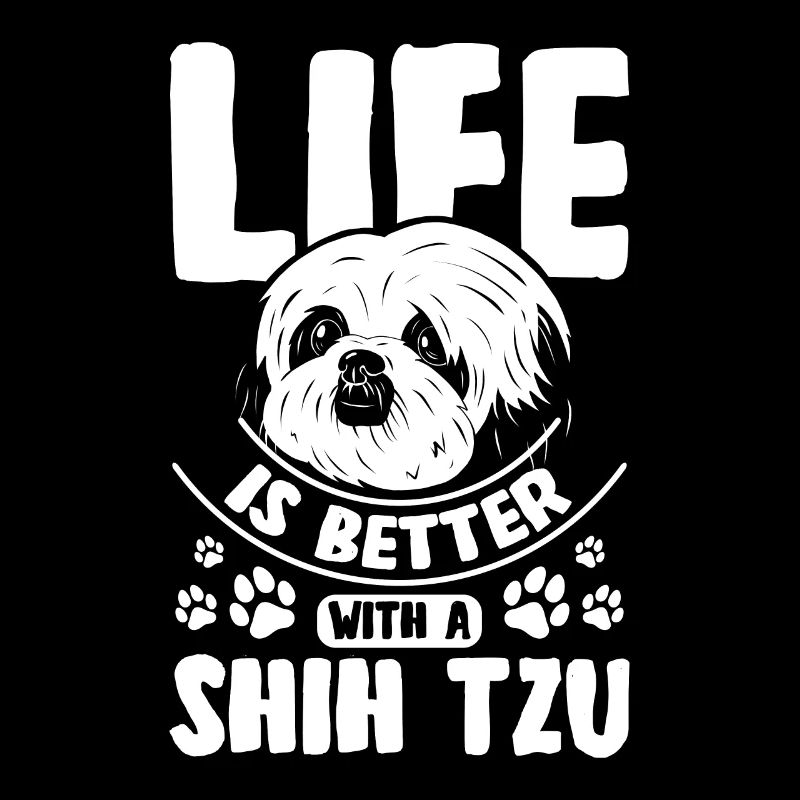 La vie est plus belle avec un shih tzu