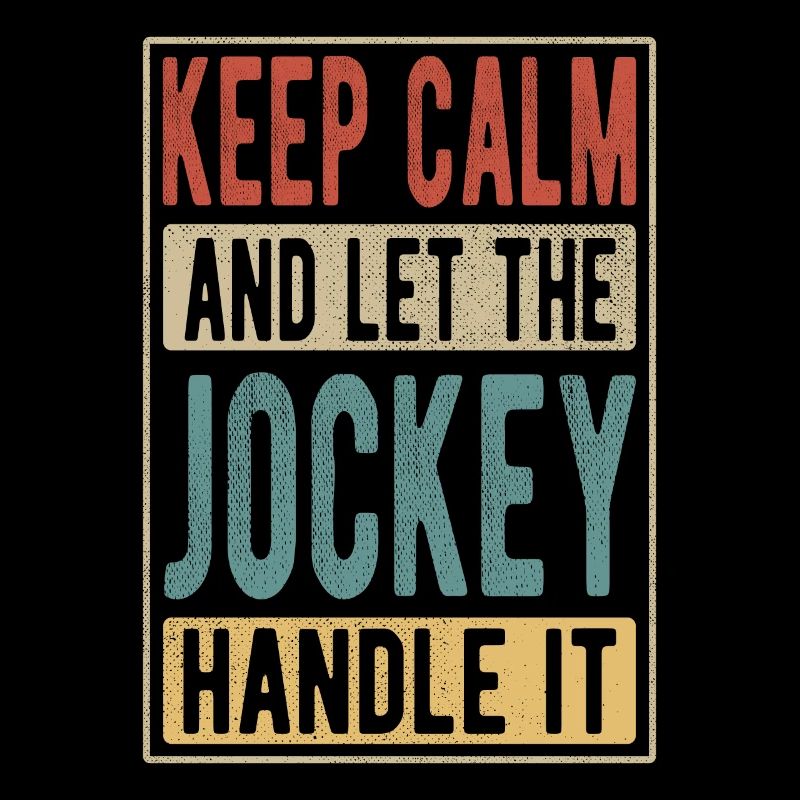 Jockey Retro Geschenk