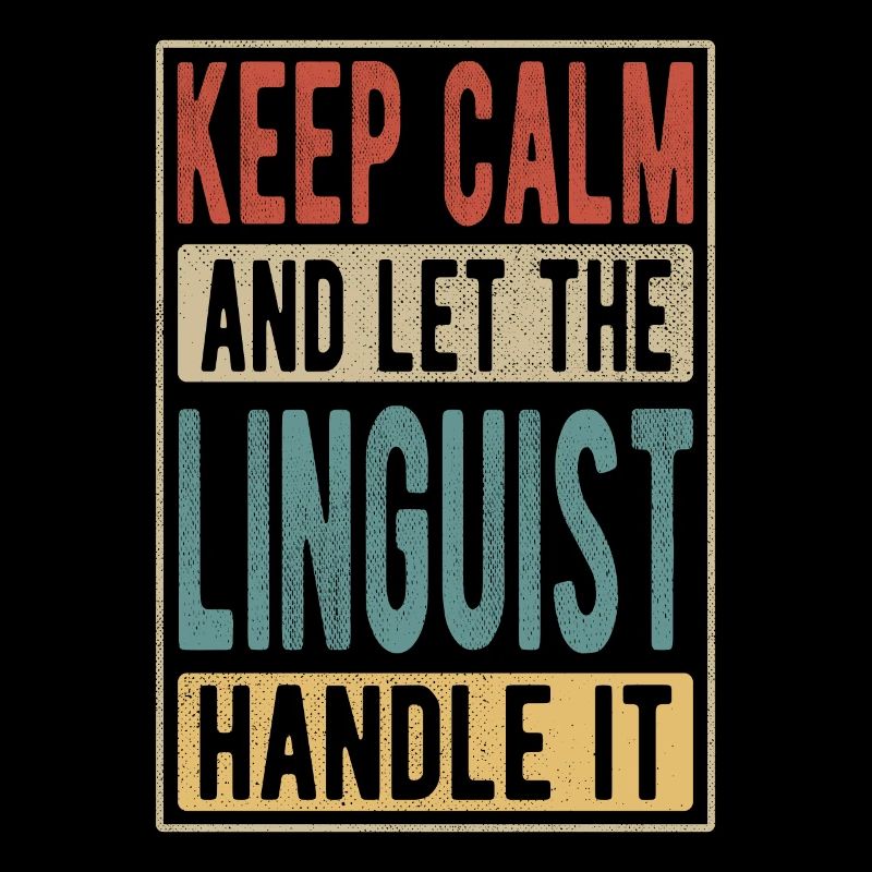 Linguist Retro Geschenk