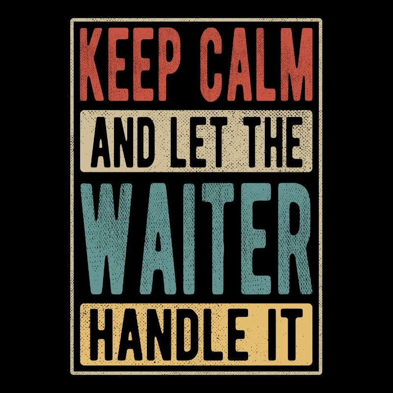 Waiter Retro Gift
