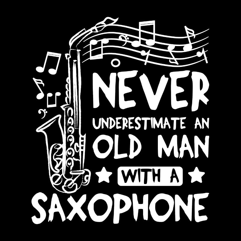 Never underestimate an old man with a saxophone