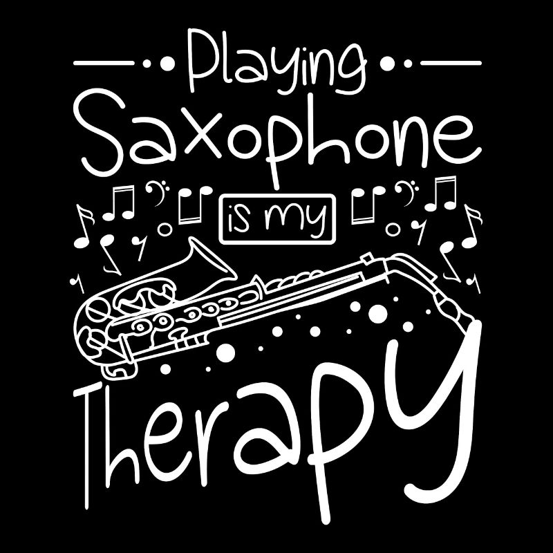 Playing saxophone is my therapy
