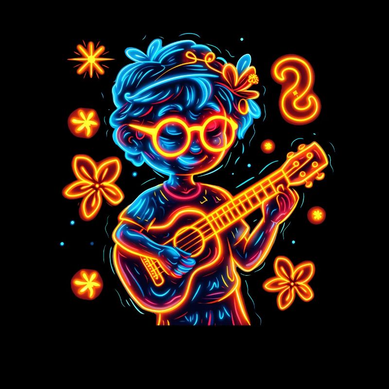 90er Jahre Ukulelist