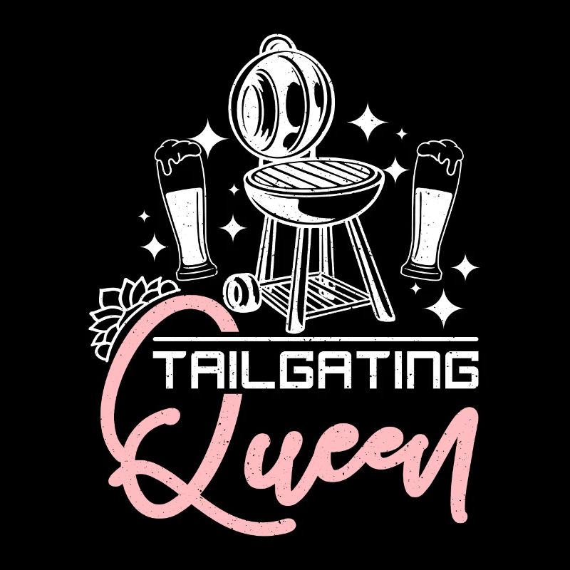 Girl Tailgating Queen