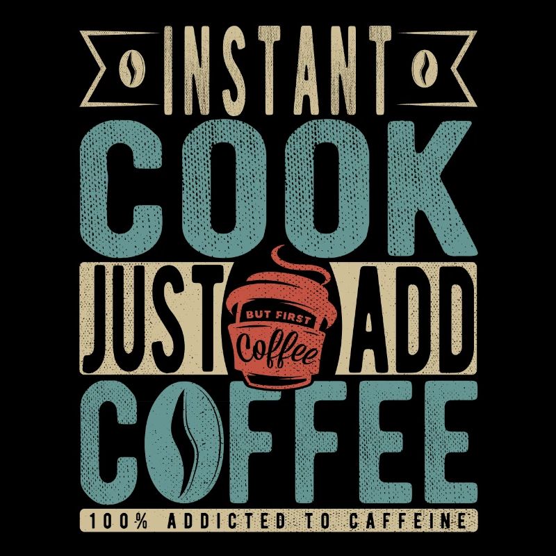 Instant-Kochen Einfach Kaffee hinzufügen