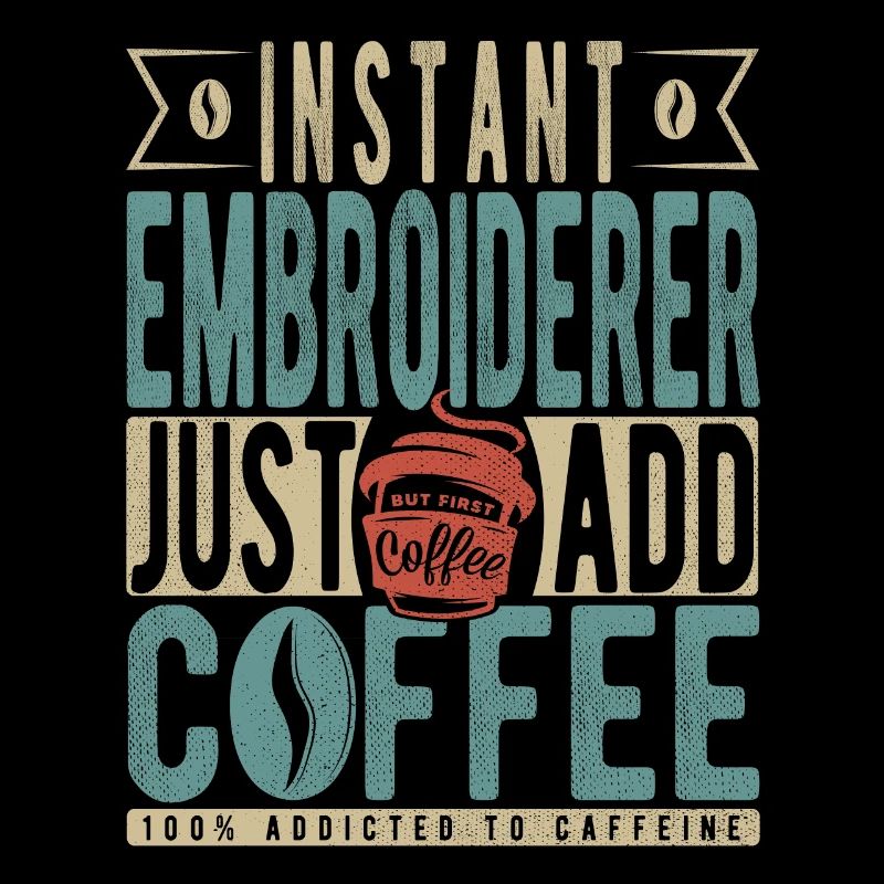 Instant-Sticker Fügen Sie einfach Kaffee hinzu