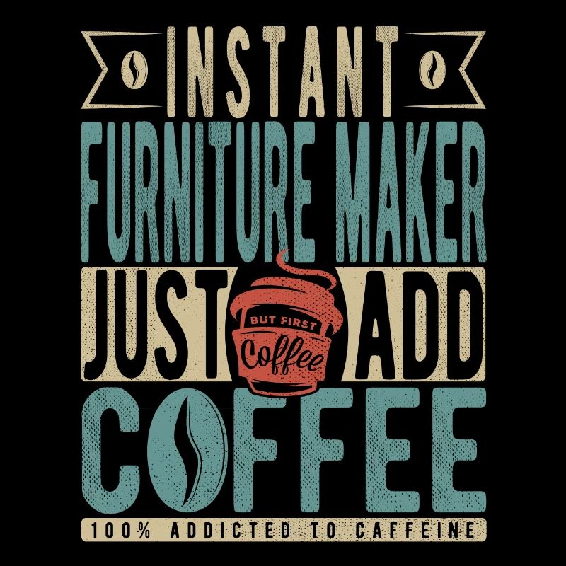 Instant-Möbelmaschine Fügen Sie einfach Kaffee hinzu