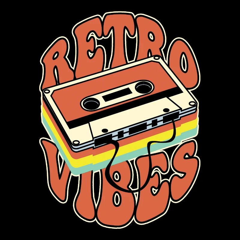 Retro Vibes Kassette Kassette Nostalgie