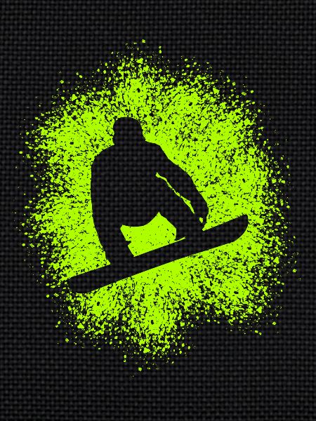 Snowboard Wintersportler