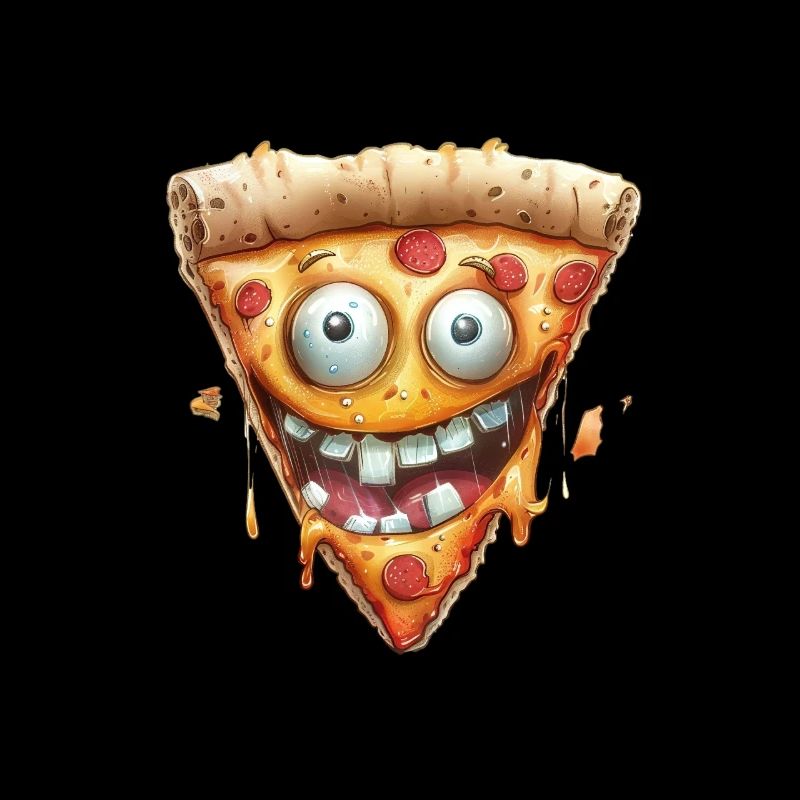 Funny Pizza Face For Humorous Moments