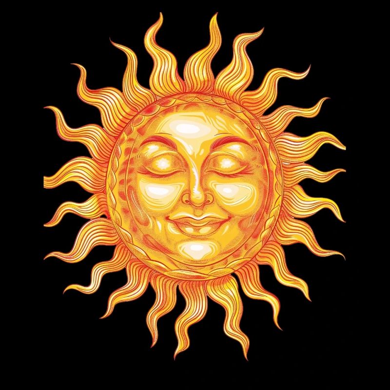 Sonniger Tag Traumhaftes Gesicht