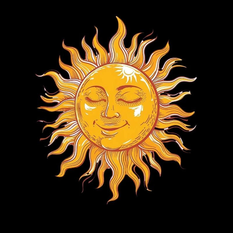 Sonniger Tag Traumhaftes Gesicht