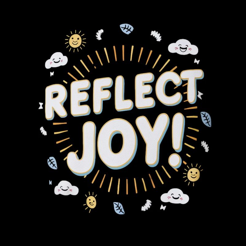 Refléter la joie, la positivité et la joie