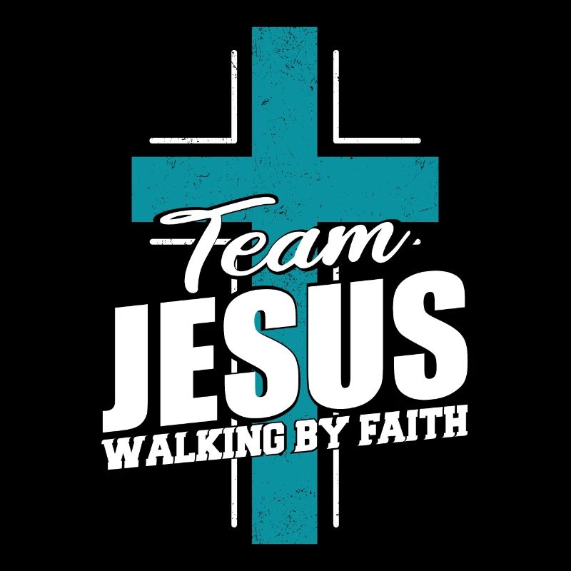 Team Jesus Walking By Faith Blue Cross