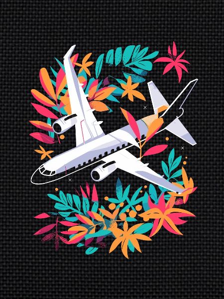 dessin animé d’avion