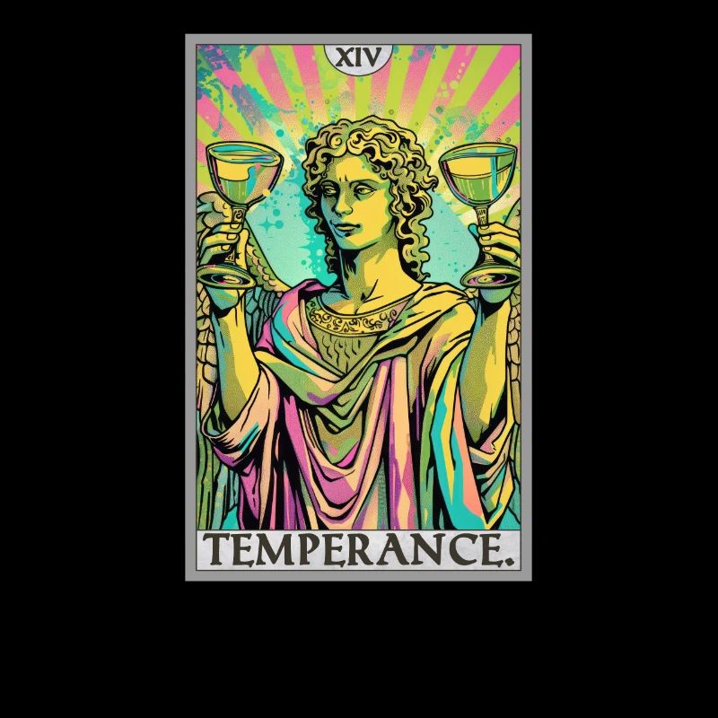 Tarot Card Tarot Card Temperance Temperance