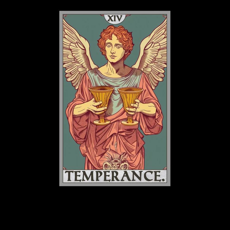 Tarotkarten Tarotkarte Temperance Mäßigkeit