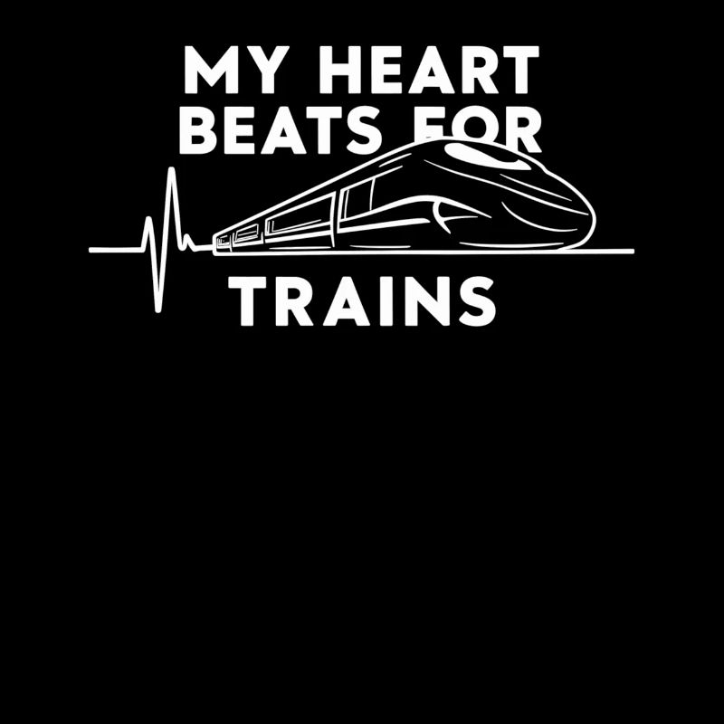 Mon cœur bat pour les trains Trainspotter