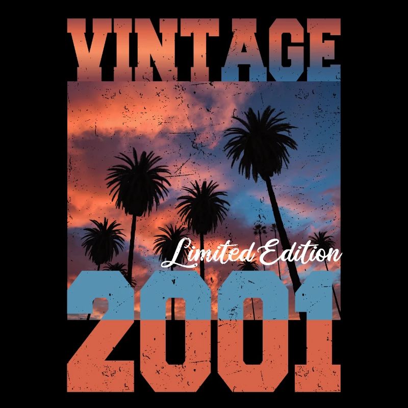 2001 Vintage Édition Limitée Palmiers Né 2001