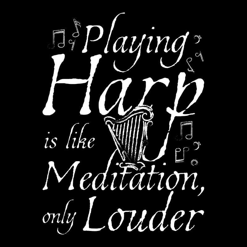 Jouer de la harpe, c’est comme la méditation, mais en plus fort