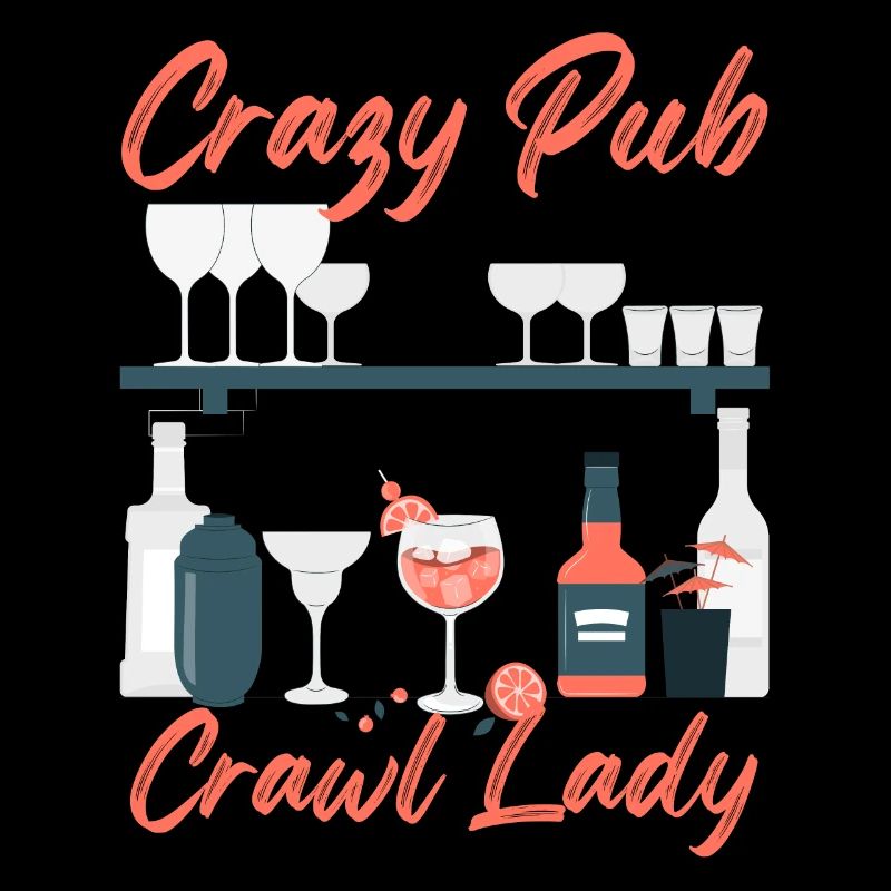 Crazy Pub Crawl Lady Vie nocturne Bar Hopping