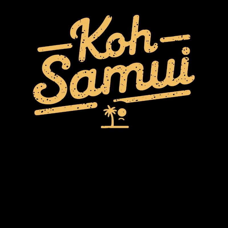 Palmiers de vacances sur l’île de Koh Samui