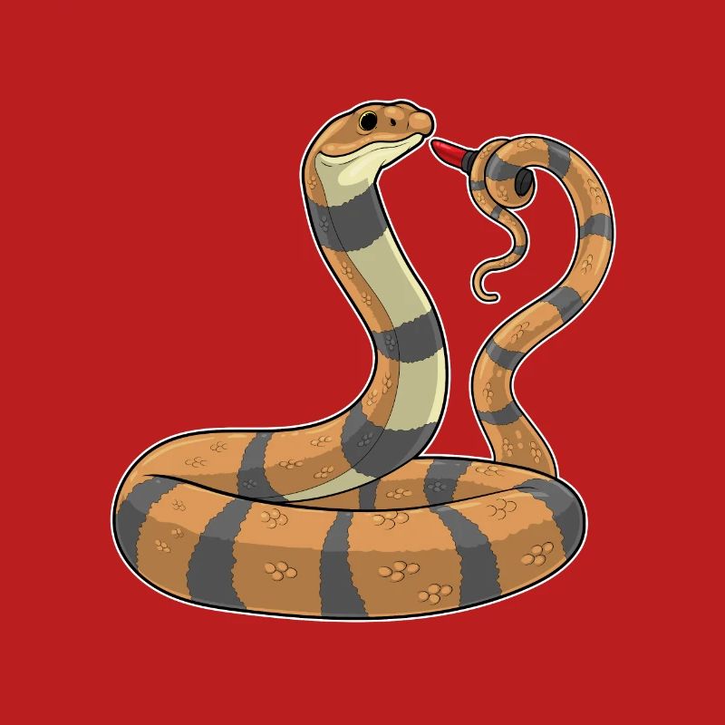 Rouge à lèvres serpent