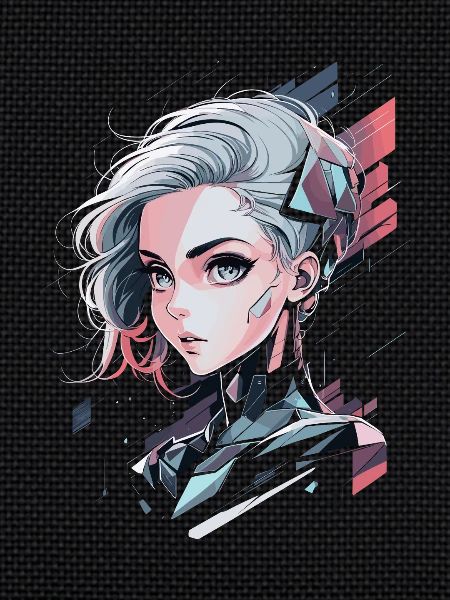 Futuristic Cyberpunk Warrior