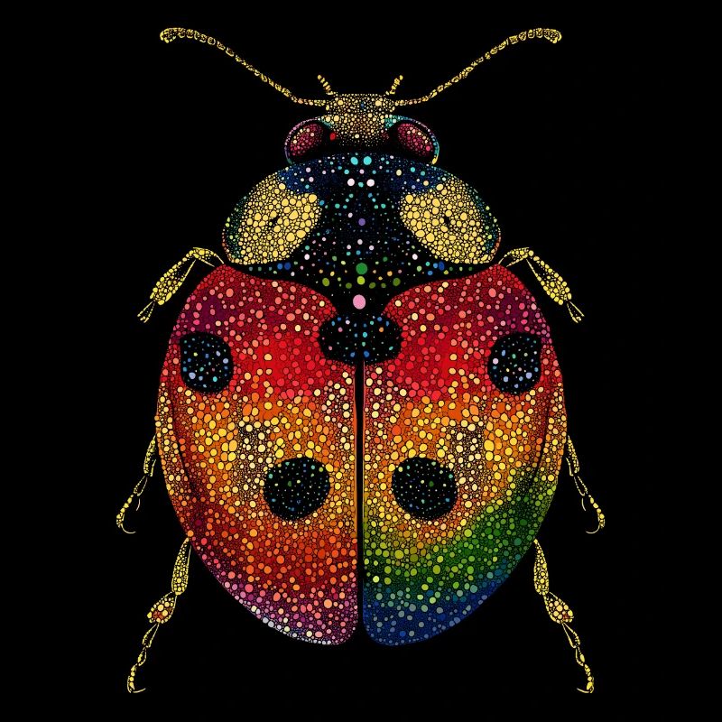 Ladybug Ladybug Insects Colorful Cute Ladybugs