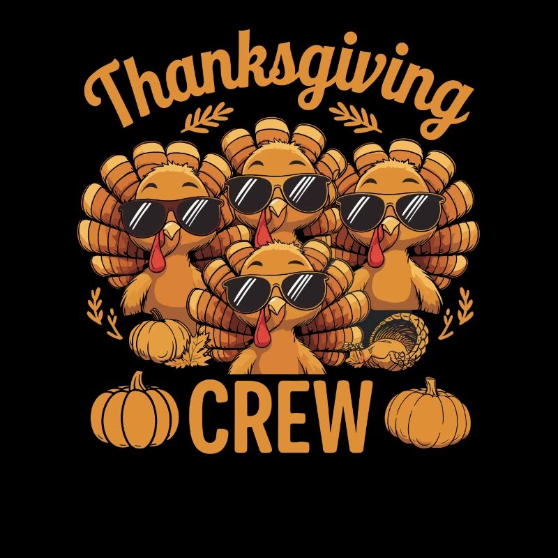 Thanksgiving Crew Dindes sucrées