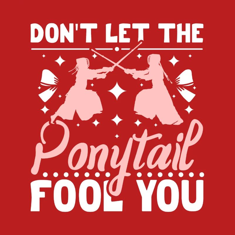 Fille de kendo, ne te laisse pas tromper par la queue de cheval