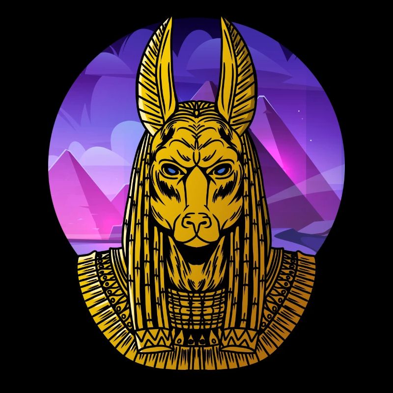 Hieroglyphs Anubis Egyptian Mythology