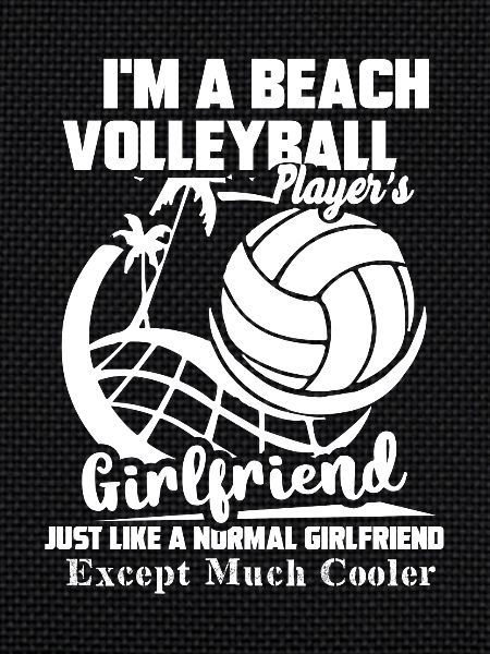 Beach Volleyball Girlfriend Cooler