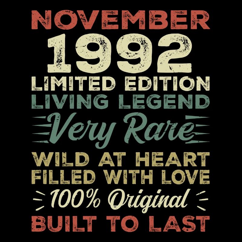 Legend Since November 1992 Vintage November 1992